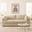 Haven 87.8" W Upholstered Sofa,Beige-371403713-385337917
