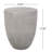 Modern Design Lightweight Concrete Table For Bedroom And Living Room Versatile Accent Outdoor