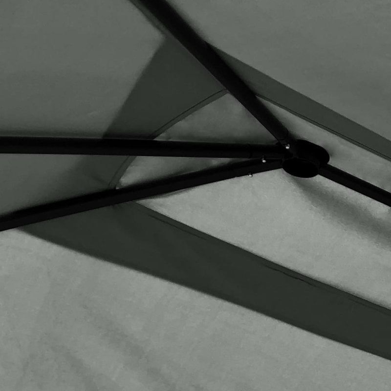 Pershore 4m W x 3m D Steel Patio Gazebo, Anthracite