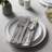HENCKELS Silvano 45-Piece 18/10 Stainless Steel Flatware Set