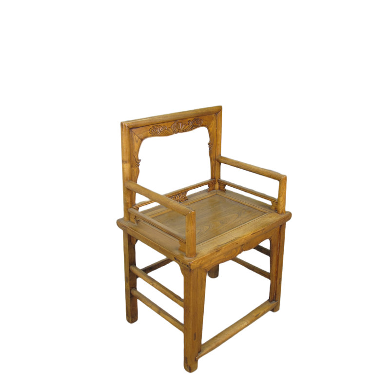 Asian Classic Solid Wood Arm Chair