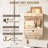 Wooden Lock And Key Storage Device