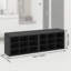 Banc de rangement pour chaussures 18 paires, banc de rangement pour hall d'entrée-1238854097