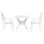 2 - Person Patio Dining Set Square Table-833264984