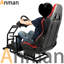 Fauteuil inclinable et ergonomique inclinable en similicuir et noir