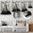 Minimalist Black And White Chic Dress I - Dior Metal Wall Art-343114779
