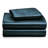 Lux Decor 4-Piece Satin Sheets 100% Polyester Luxury Silky Soft Woven Fabric Deep Pocket Fitted Sheet-118098412-118098404