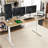 STARY Electric Standing Desk Adjustable Height Sit Stand Home Office Desk With Splice Board-1393059092-1393059094