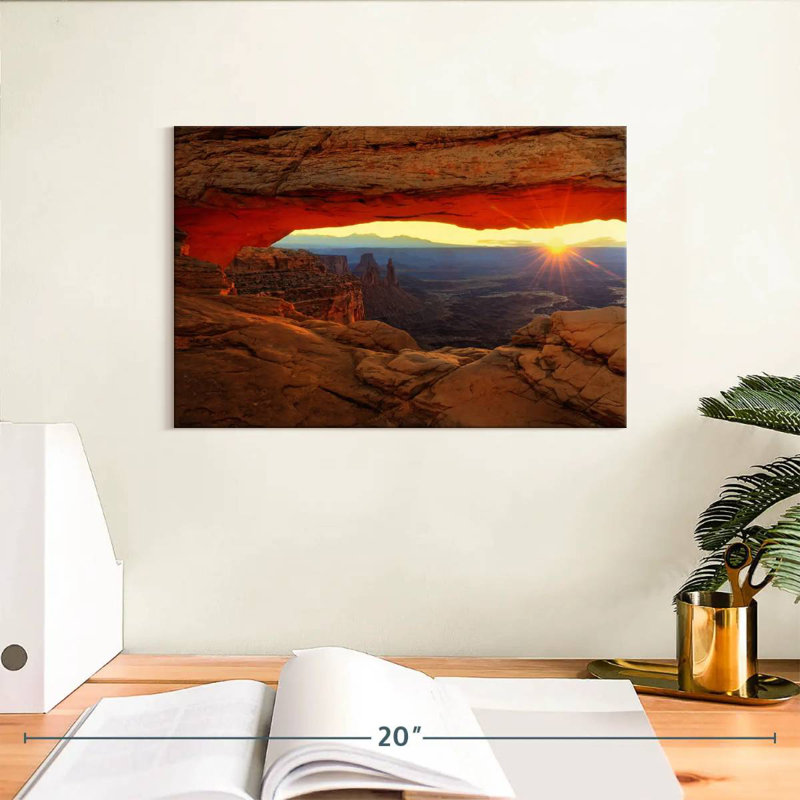 Mesa Arch Sunburst, H 8 po x l 12 po