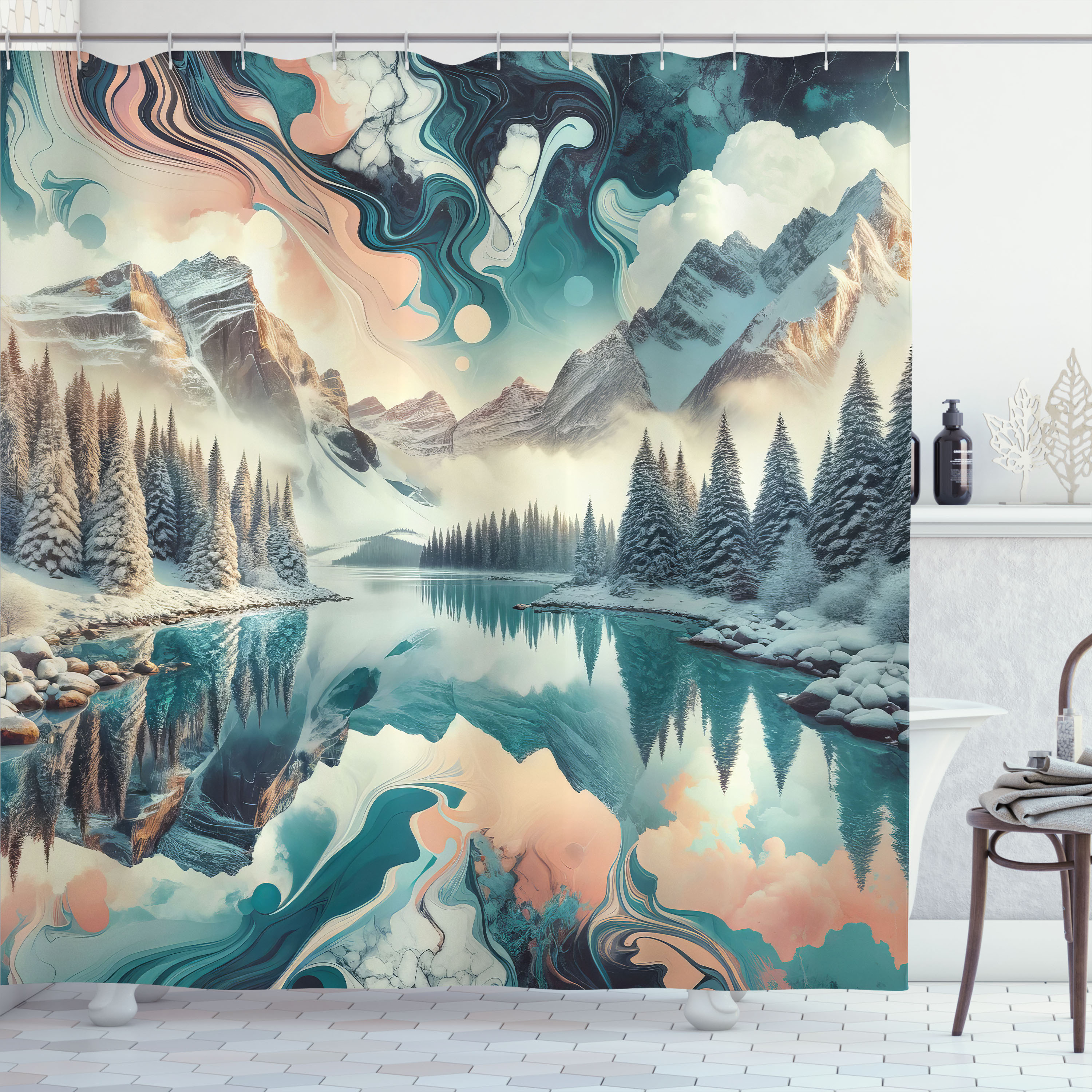 Woodland Haven Shower Curtain NCU0DV1882