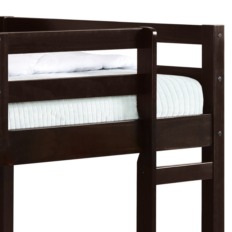 - Lit simple mezzanine simple - structure en bois de pin massif, lattes incluses, sans matelas, largeur de produit de 79 po, finition facile d'accès pour structure de pin simple, système, planche, hauteur de l'emballage de 8 po