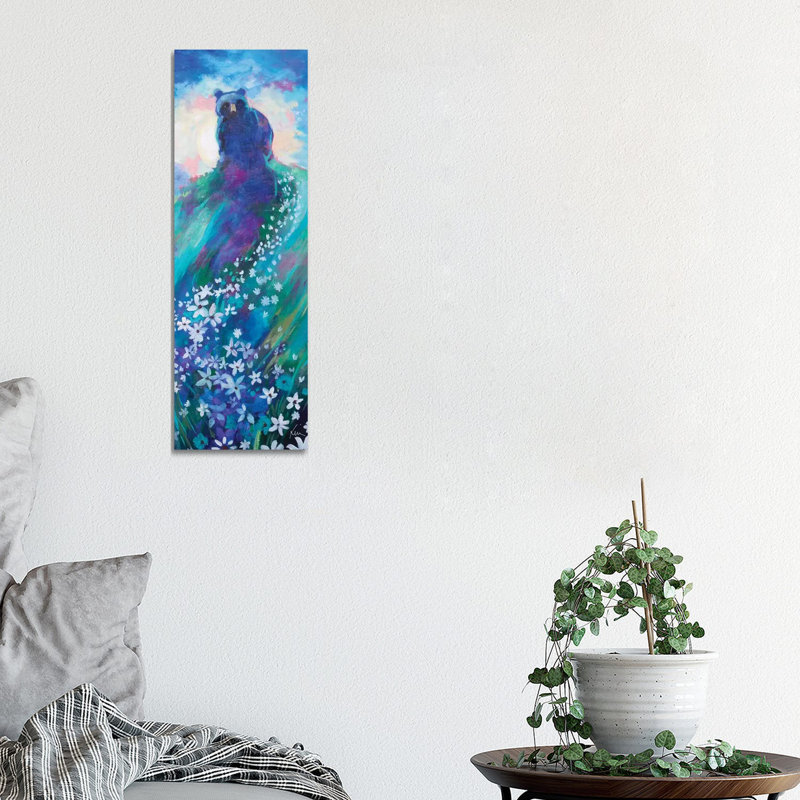 Bear's Starry Way by Kerri McCabe - Wrapped Canvas Panoramic Painting