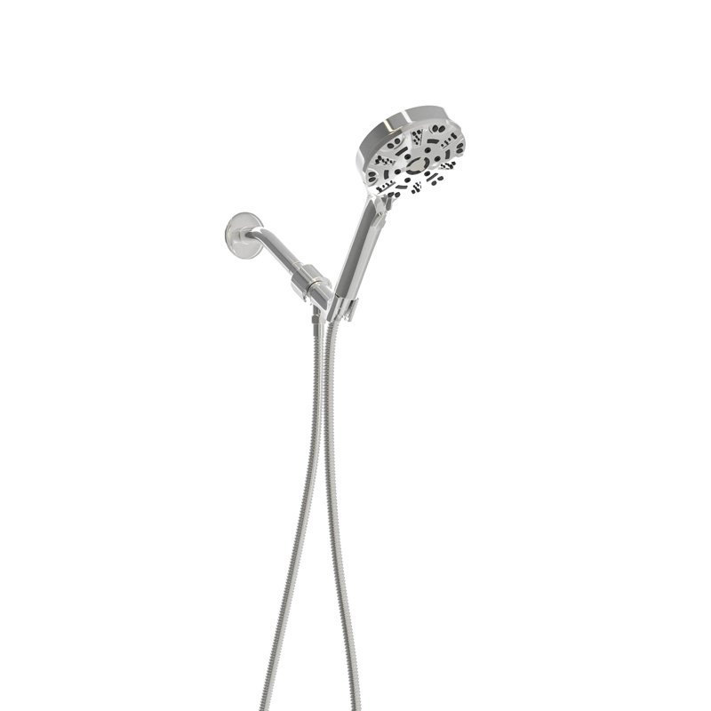 8 Adjustable Shower, - 4.7-inch Large Head, 59-inch Stainless Steel Hose Rejuvenating Shower Time Hand With 8 Modes Easy Clean Enjoyable