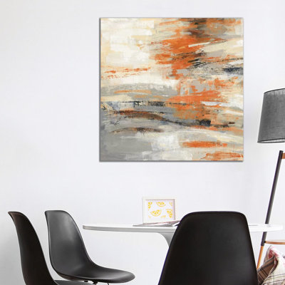 Golden Dust Crop Orange by Silvia Vassileva - Wrapped Canvas Gallery-Wrapped Canvas Giclée