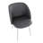 Terrence 18.5" Faux Leather Upholstered Parsons Chairs-912304080