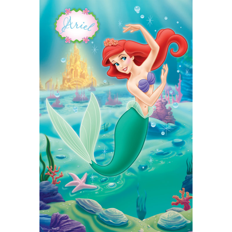 Impression sur papier disney-sirène