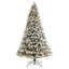 Arbre de Noël pin artificiel réaliste floqué avec lumières DEL-1522046584