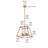 Gloriajean 4 - Light Dimmable Lantern Linear Chandelier-1689089460-1689467722