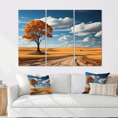 Ensemble d'art mural sur toile Hrmonous Prairie Symphony - Prairies