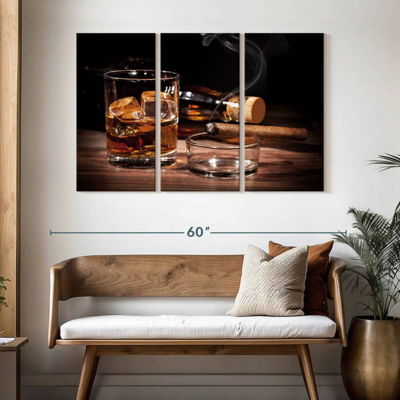 Yarlin Old Fashioned Drink, 32" H x 50" W