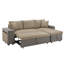 Canapé-lit et chaise longue réversible avec repose-pieds de 92,5 po Dovie-2033601615