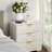27"W Modern Nightstand With 3 Storage Drawers-1683498745