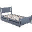 Marius Solid Wood Drawers Bed-1683144731