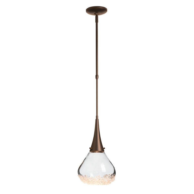 Fritz 1 - Light Single Teardrop Pendant, Bronze