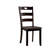 Transitional Style Dining Table Set. Square Shape Table Slat Back Chair Dining Room