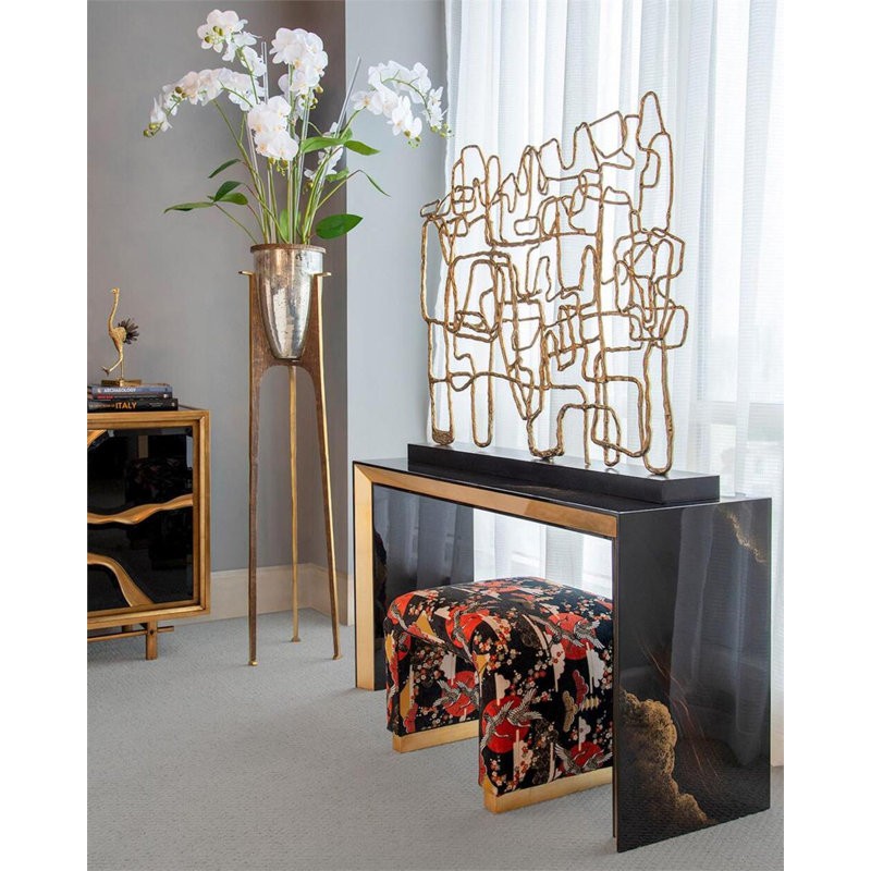 Golden Tide 55.25'' W Console Table