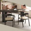Bureaux en bois massif de forme libre-108066695-108066697