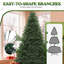 Arbre de Noël artificiel pin 6 pi