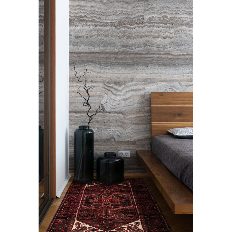 Tapis rouge Andelz 4 pi 4 po x 7 pi 9 po