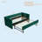 Emerald Velvet Daybed, Sturdy Wooden Bed Frame-1767809022