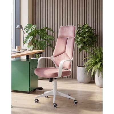 Symple Stuff Velvet Office Chair
