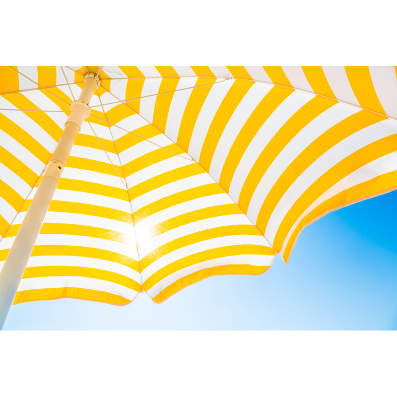 Beach Umbrella by Mbbirdy - Wrapped Canvas Print