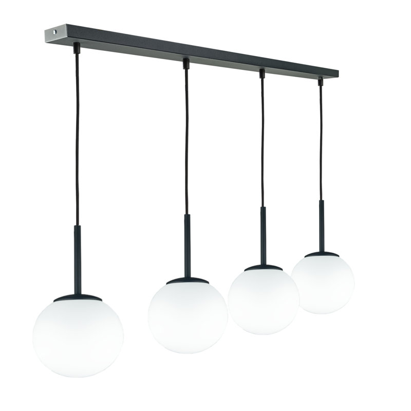 Bosie - Light Matte Black Pendant, 4