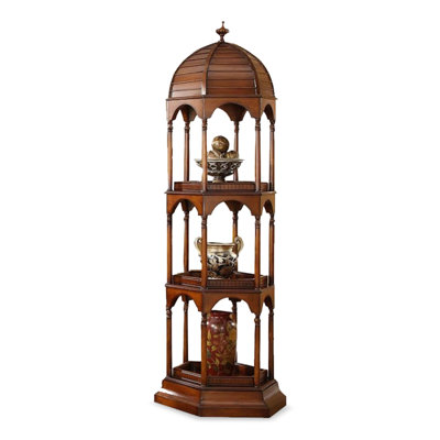 Nut-brown Solid Wood Display Cases