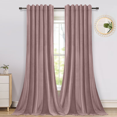 Velvet Blackout Curtain Pair