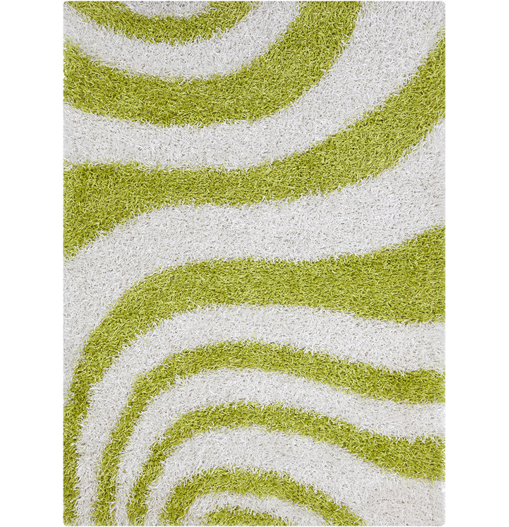 Tapis blanc/vert Milstead