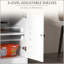 Sideboard, Buffet Cabinet with 2 Drawers, 2Storage Cabinets, 4 Barn-Style Doors