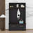 4-In-1 Hall Tree With Bench, Modern Versatile Multiple Storage Space With 6 Golden Hooks, 2 Drawers-8629712