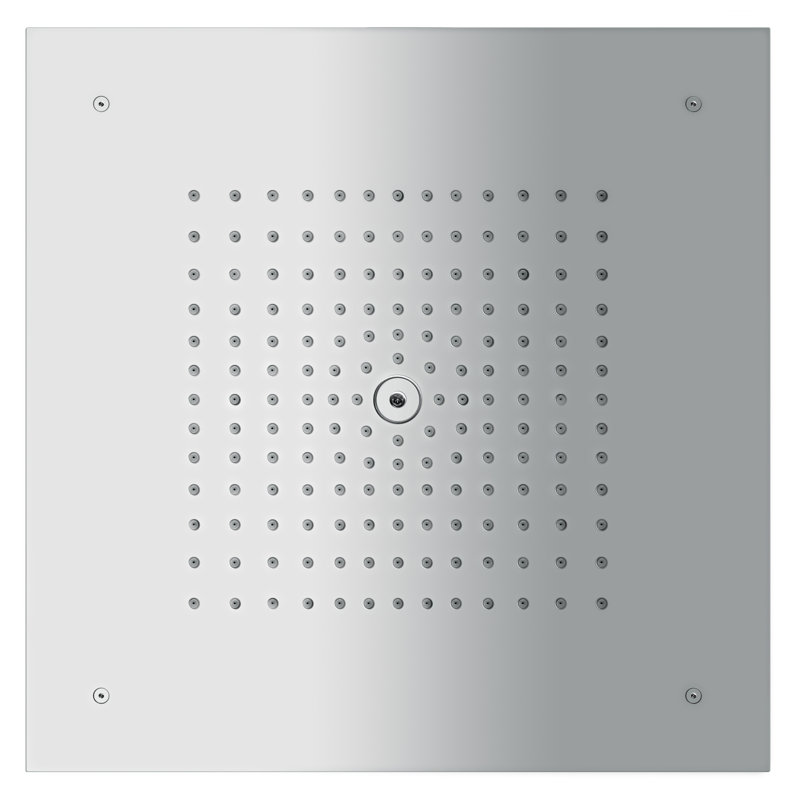 hansgrohe Raindance E Showerhead 400 Square 1-Jet Trim, 2.5 GPM, 2.5 GPM