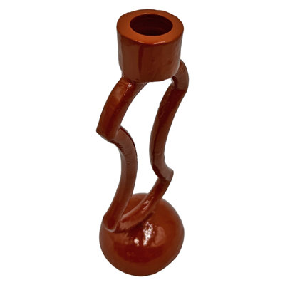 9" H Aluminum Taper Candlestick