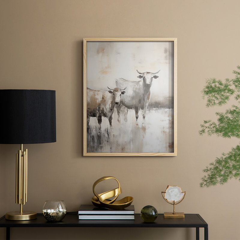 ANIMALS Series CCLxxxxi, reproduction encadrée - bois massif, H 30 po x l 24 po