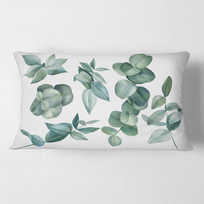 Eucalyptus Leaves Rectangular Pillow Cover & Insert