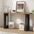 Uniquely Designed Console Table Made Of Fraxinus Mandschuric Solid Wood Veneer-1071048691