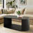 Levian Oval 47.5" Storage Floor Shelf Coffee Table 