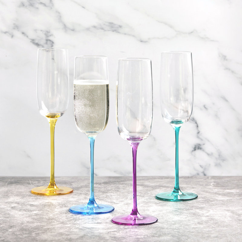 Gala 6.75oz. Champagne Glass Stemware Set