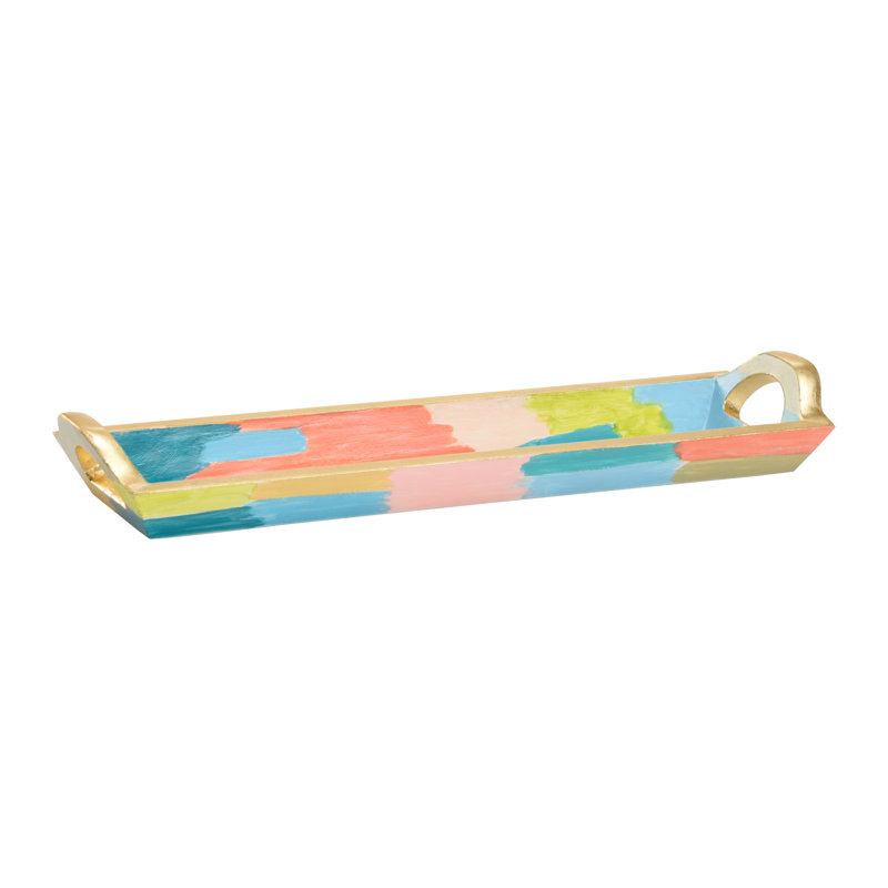 Rosie Decorative Tray, 2.3" H x 5" W x 17.3" L